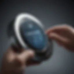 Secure login interface for healthcare professionals