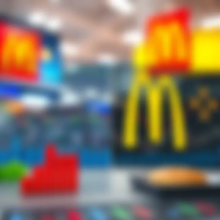 Market Trends Analysis: Fast Food vs Retail Graphs showing market trends of McDonald's and Walmart