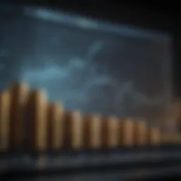 Graph illustrating investment growth over time