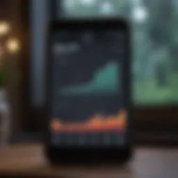 Chart showcasing Robinhood's stock performance post-IPO