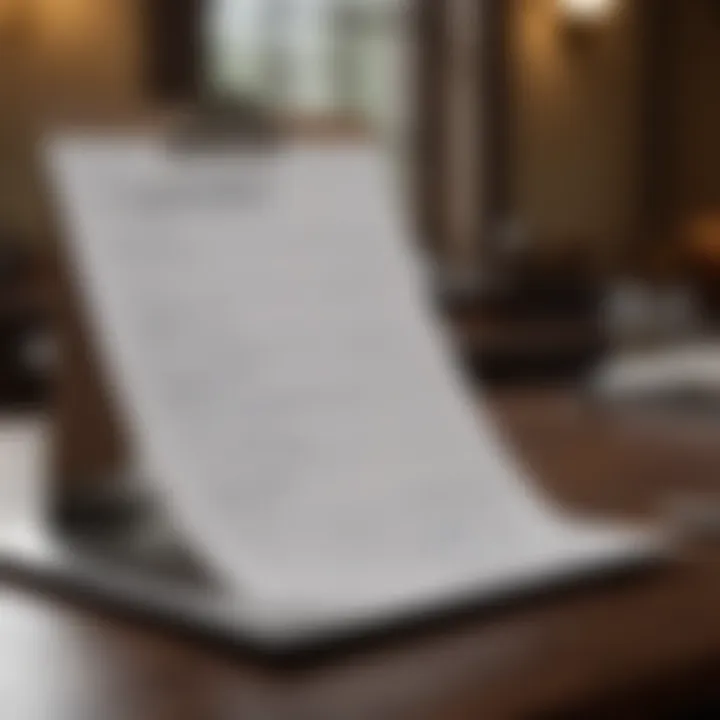 Checklist outlining balance transfer application requirements