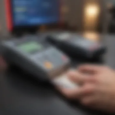Understanding Transaction Security Features Graphic representation of transaction security measures employed by the card reader.