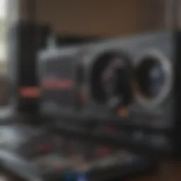 VHS tape conversion setup highlighting modern technology