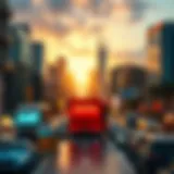 Dynamic business landscape showcasing private companies