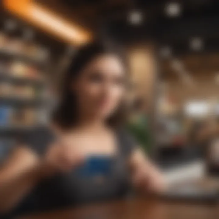 An infographic illustrating customer experiences and testimonials about the credit card.