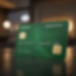 Detailed visual of the Green Light debit card showcasing its design and features