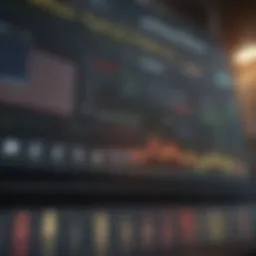 Graphical representation of US stock market performance