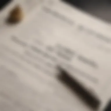Exploring Lease Agreement Intricacies A close-up of a pen and contract, symbolizing lease agreement intricacies