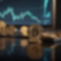 Visual representation of cryptocurrency trading dynamics