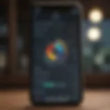User interface of a popular budgeting application