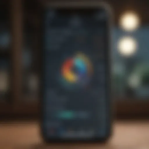 User interface of a popular budgeting application
