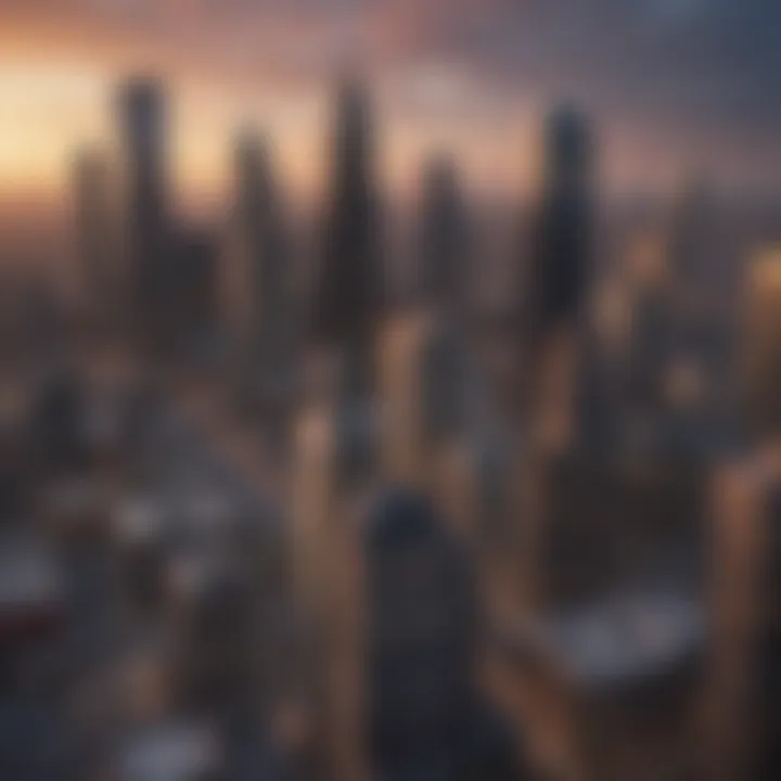 Modern skyline of Detroit highlighting the city as a hub for mortgage lending.