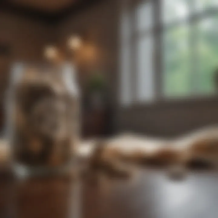 A serene scene depicting passive income strategies leading to financial freedom