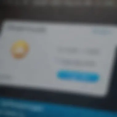 Digital Login Interface Close-up of a digital login interface showcasing user credentials input.