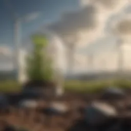 Illustration of renewable energy sources