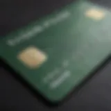 Close-up view of a Cash Card highlighting its sleek design