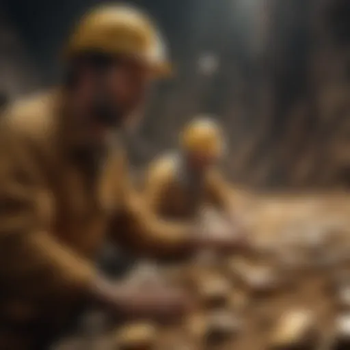 Conceptual representation of gold miners ETFs dynamics