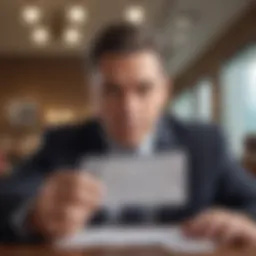 Illustration of a business owner searching for a Tax ID