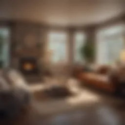 A cozy living room showcasing key elements of home ownership