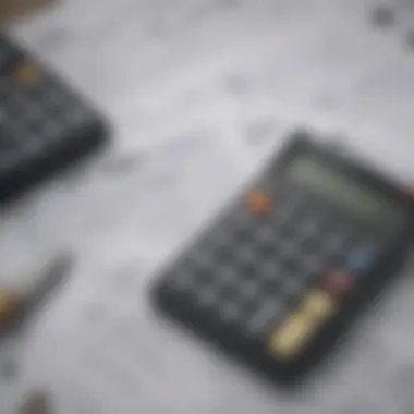 Tax Forms and Calculators for IRA Withdrawals Illustration of tax forms and calculators representing Traditional IRA withdrawals