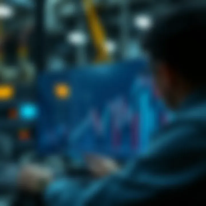 Chart showing production trends in tech industry