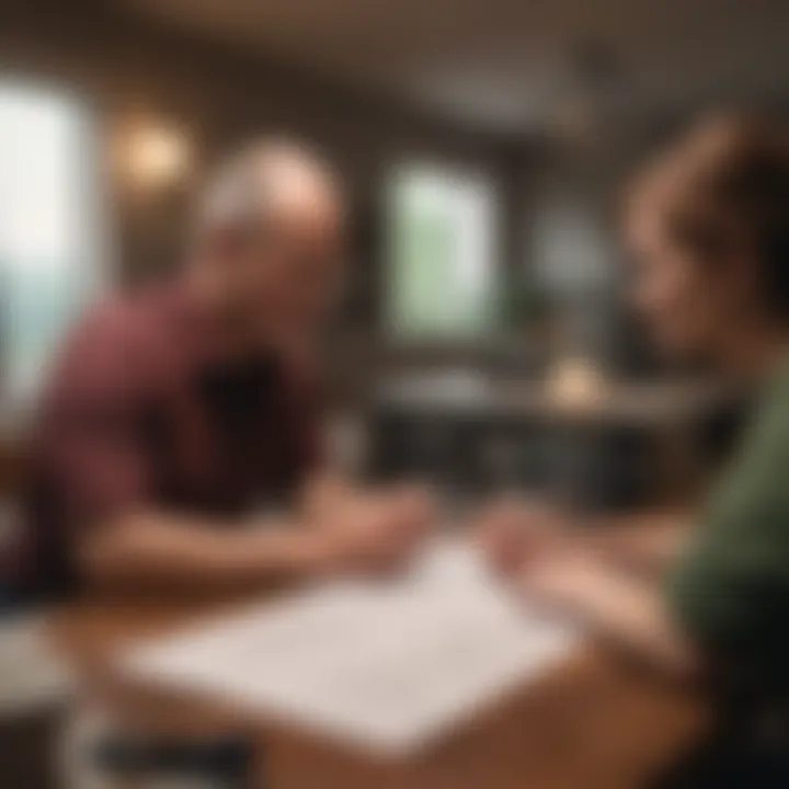 A satisfied homeowner signing a cash sales agreement