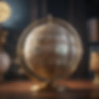 Global Money Transfer Solutions A globe highlighting international money transfer options