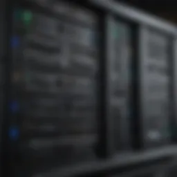 Modern server setup for efficient business operations