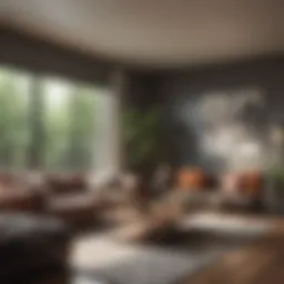 A well-maintained living room showcasing home value