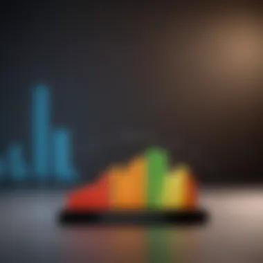 Impact of Credit Utilization on Score Graph showing fluctuating credit utilization rates over time