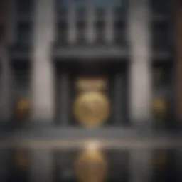 A modern bank building symbolizing financial stability