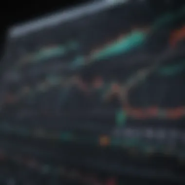 A close-up of financial charts and data reflecting market analysis