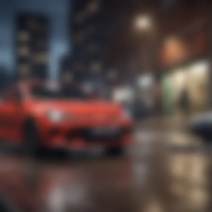 A young driver reviewing insurance options