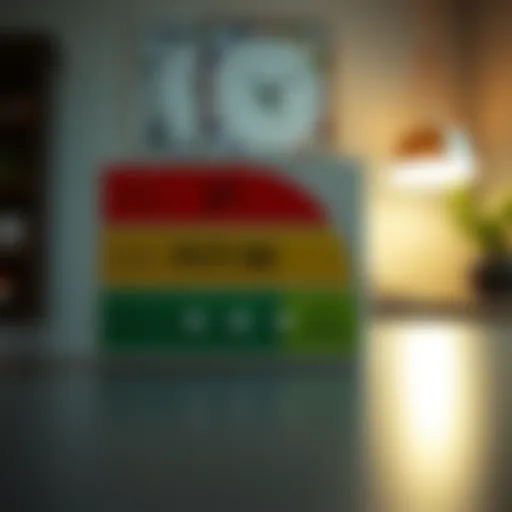 Visual representation of FICO 5 credit score components