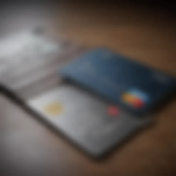 Digital banking interface showcasing credit card details