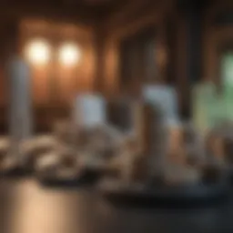 Visual representation of options trading concepts