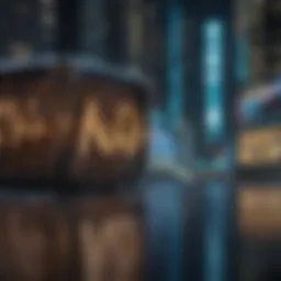 Illustration of NASDAQ stock symbols