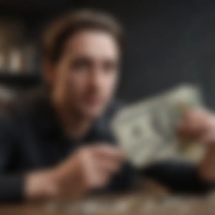 Graph illustrating consumer reactions to banks providing free money