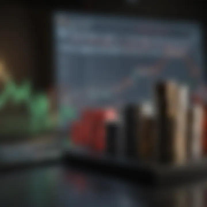 Graph showing pre-market trading trends