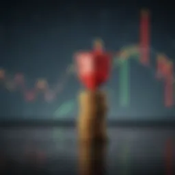 Graph illustrating delta points in investment analysis
