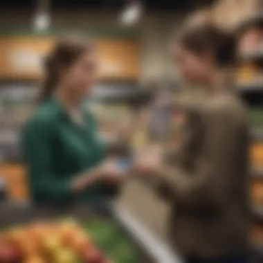 Whole Foods store showcasing digital payment options