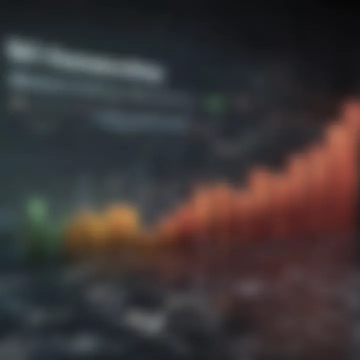 Graph showcasing financial trends over the year